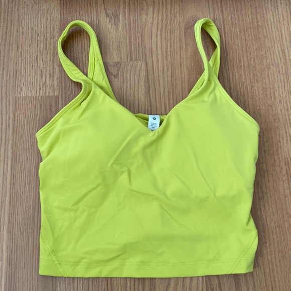 ❤️ Lululemon Align Tank Yellow Serpentine Size 6 NWT